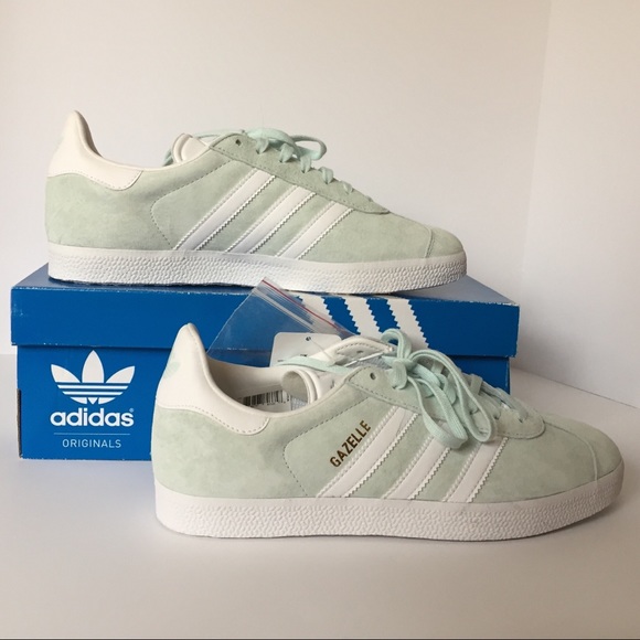 adidas Shoes | New Womens Adidas Originals Gazelle In Ice Mint ... adidas Shoes | New Womens Adidas Originals Gazelle In Ice Mint ...